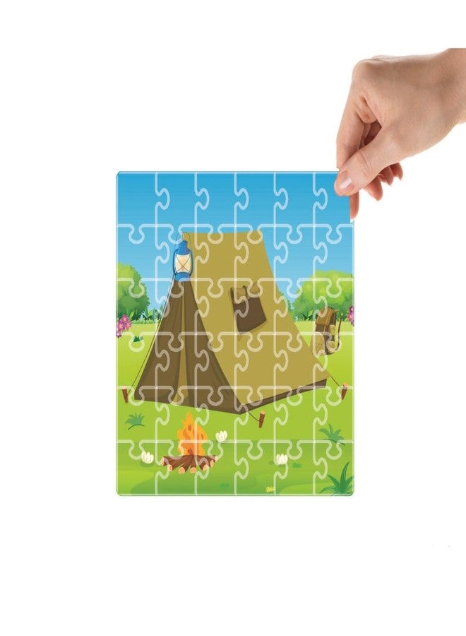 Mittimate Tent House Jigsaw Puzzle Game for Kids Age 4 to 6 Old I 36 Pieces Puzzle Toy I Birthday Gift for Children - Image 1